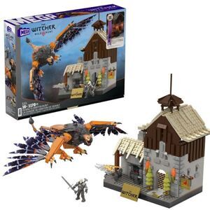 MEGA BLOKS - The Witcher Geralt's Griffin Hunt, 1170 Piece Buiding Toy